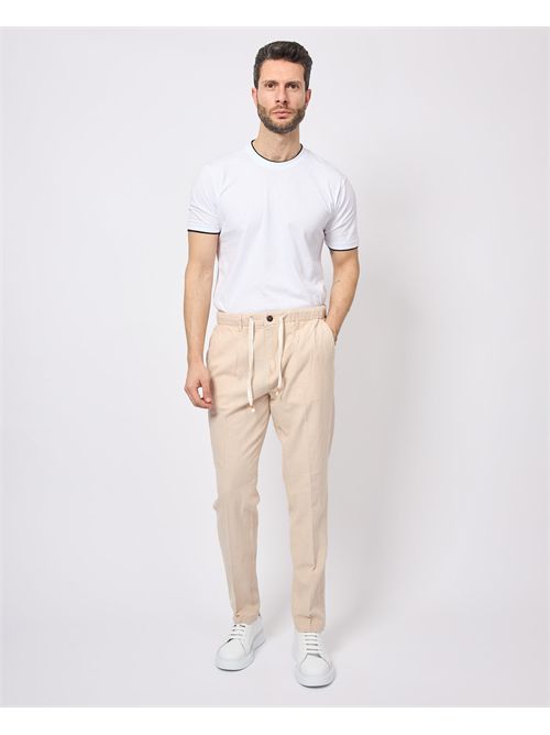 Pantaloni da uomo Yes Zee in misto lino YES ZEE | P670-PW000222